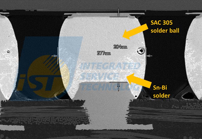 Reduce Warpage Deformation by Low Temperature Soldering Process iST