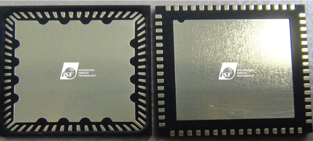 IC Quick Assembly QFN packaged with plastic pre-mold